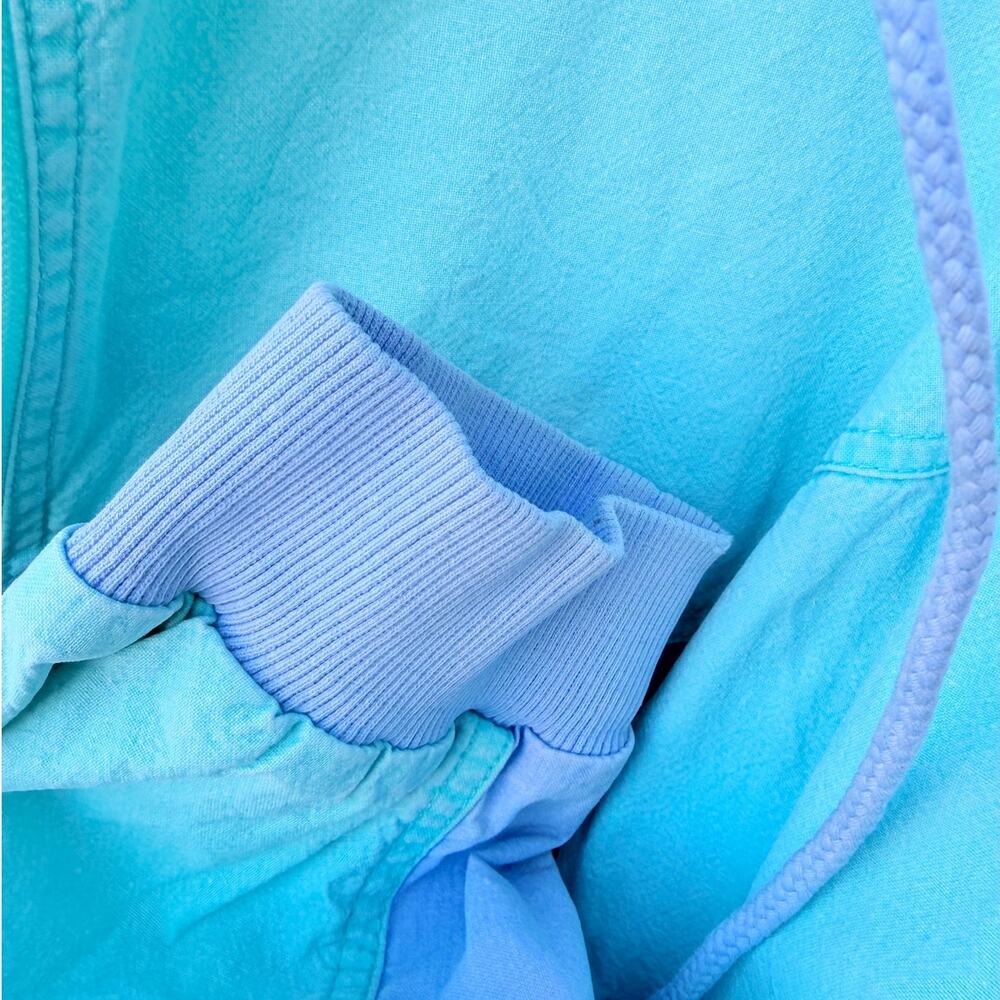 Pacific Trail Colorblock Jacket Mens Large Blue Green Vintage 90s Pullover - Picture 8 of 9
